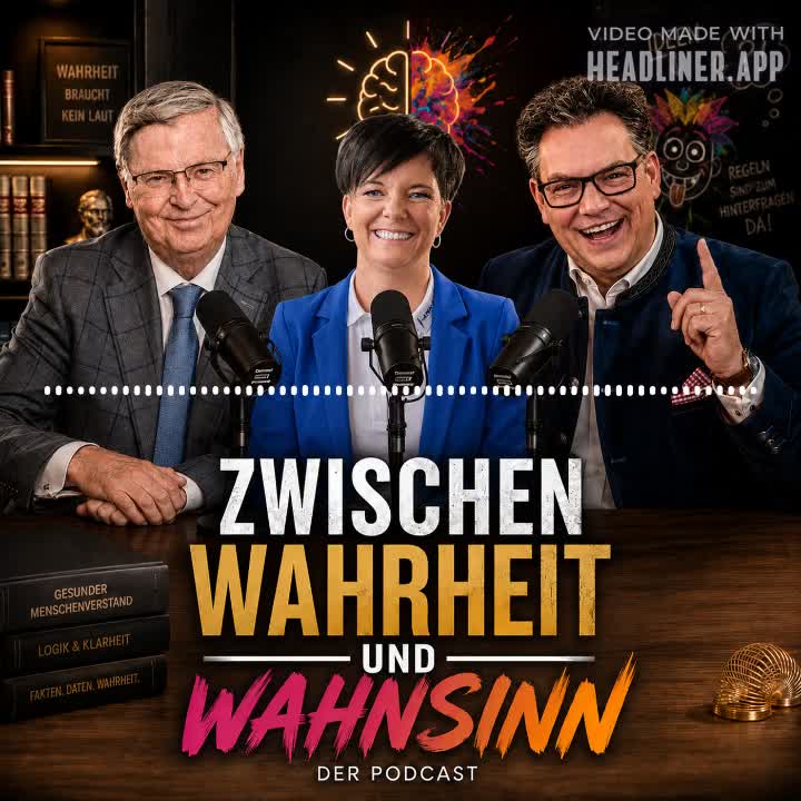 Podcast Zwischen Wahrheit und Wahnsinn mit Mandy Kasel und Wolfgang Bosbach